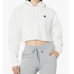 New white champion reverse weave hoodie women